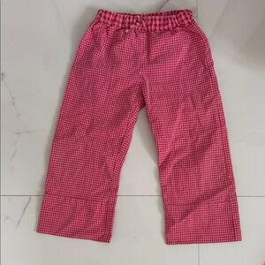 Kids Pink Checkered ZARA Pants